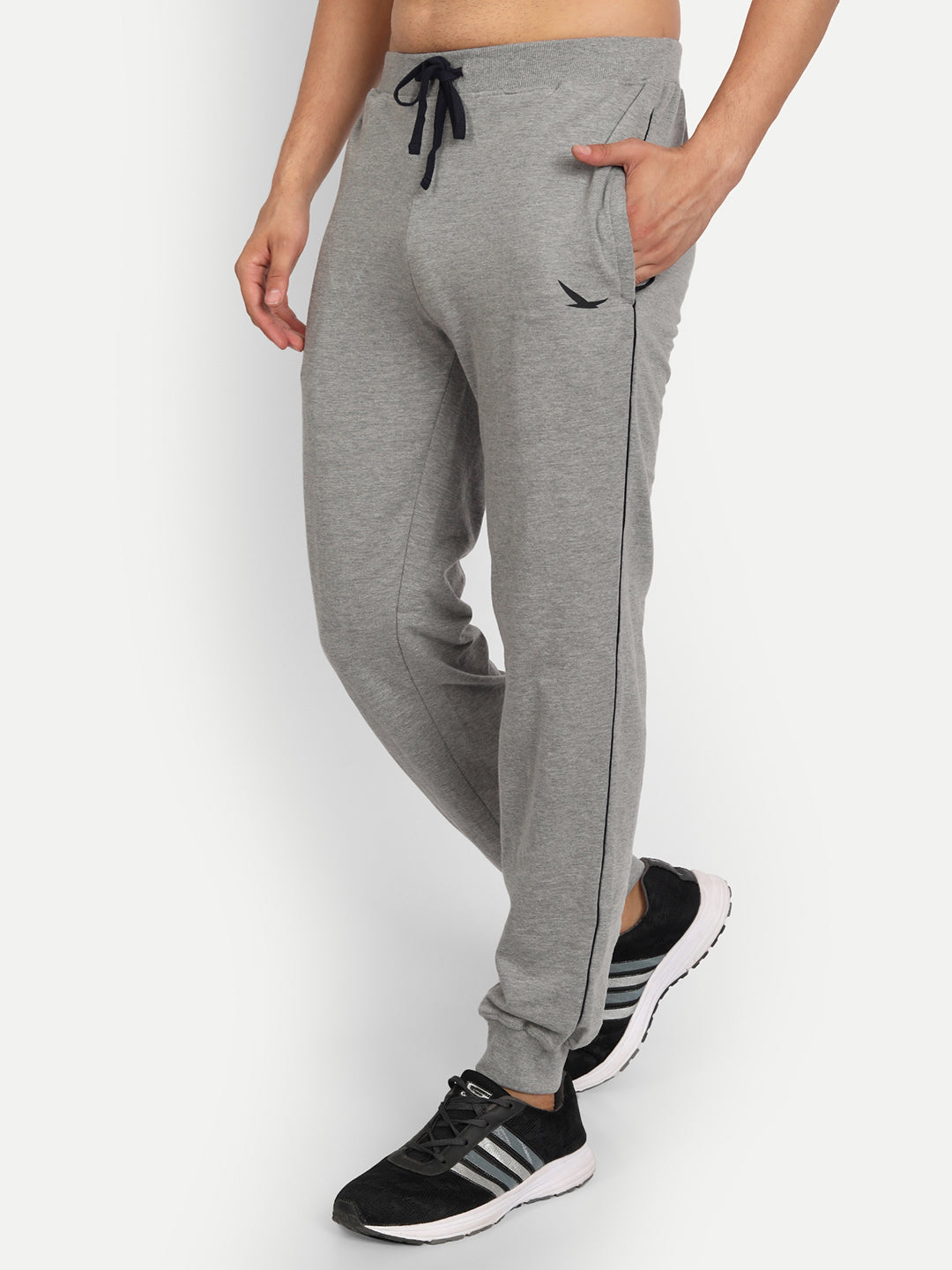 Men Solid Grey Track Pants | Netshoppi Online eCommerce Marketplace